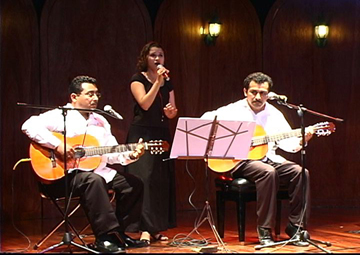Juan Manuel Avilés, Laura Moguel y Felipe García