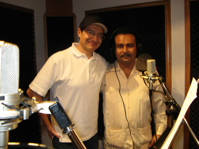 Felipe Garca y Yuri Robles, director de Nitro Studio.